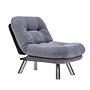 Misa Small Solo Sleeper Sofa 1-Seater Grey 6