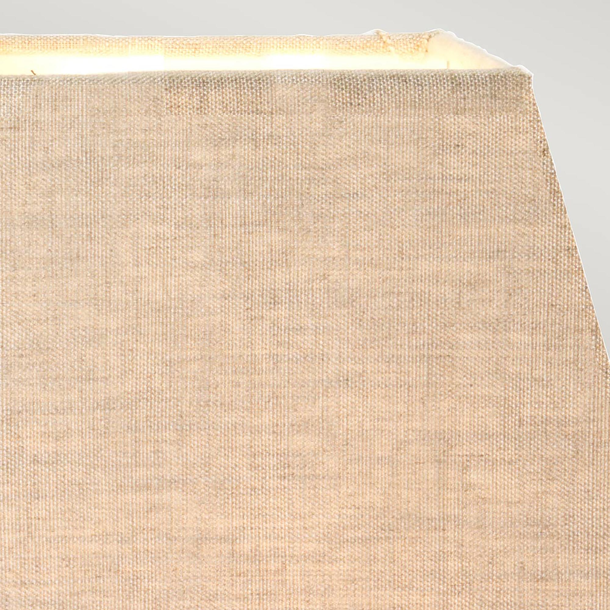 Tischleuchte Eclipse Braun Leinen 17 x 38 x 15 cm 3