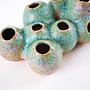 Flower Frog Vase Ceramic 1960s 6