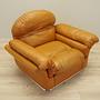 Sessel Leder Braun 1960er Jahre 9