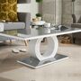 Couchtisch Holz Glas Grau 0