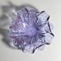 Vintage Ashtray Alexandrite Glass Lilac 50s 2