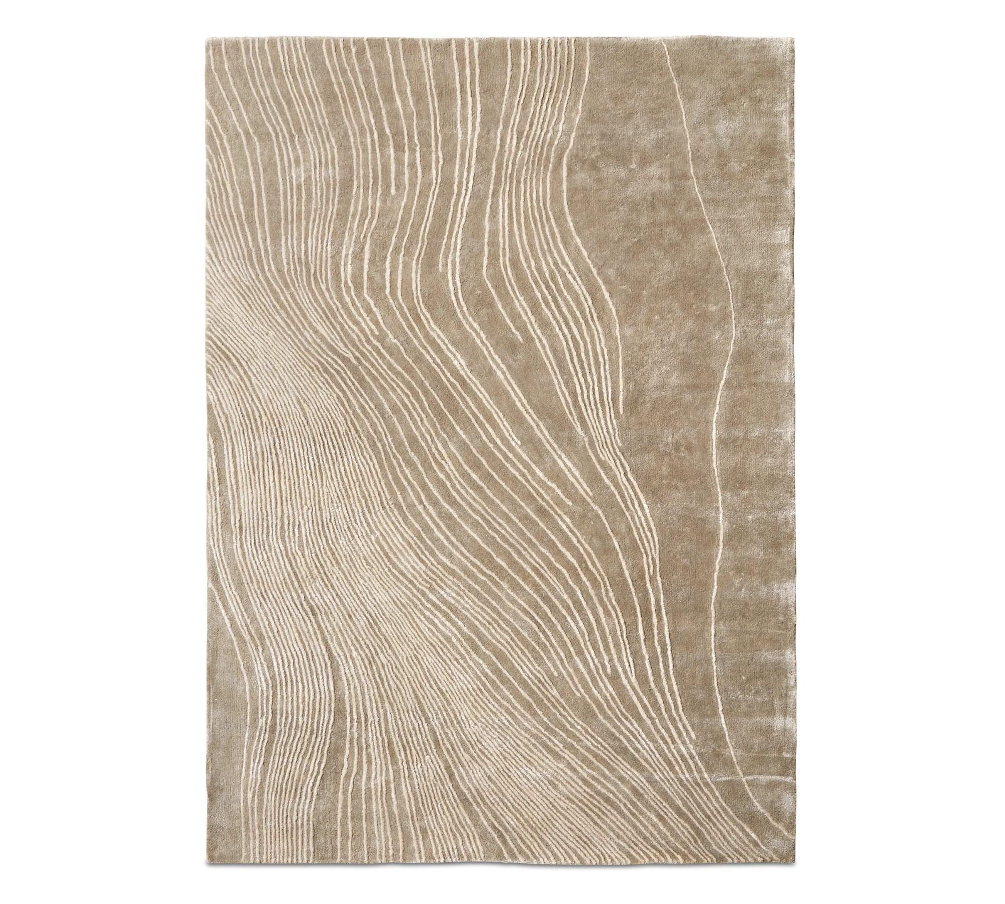 Tide Tappeto Taftato a mano 100% Tencel 1