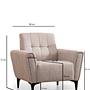 Hamlet 1-Seater Sofa Beige 5