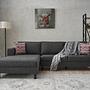 Kale Sofa Chaise Lounge Left Anthracite 0