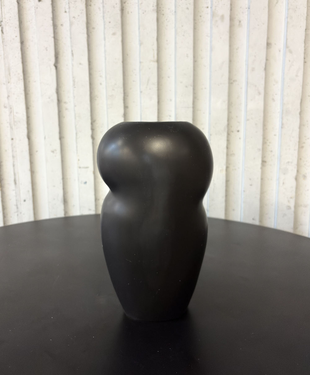 Tavi Vase Keramik Schwarz 2