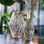 Infinite Hexagon Vase Glas Pink 1