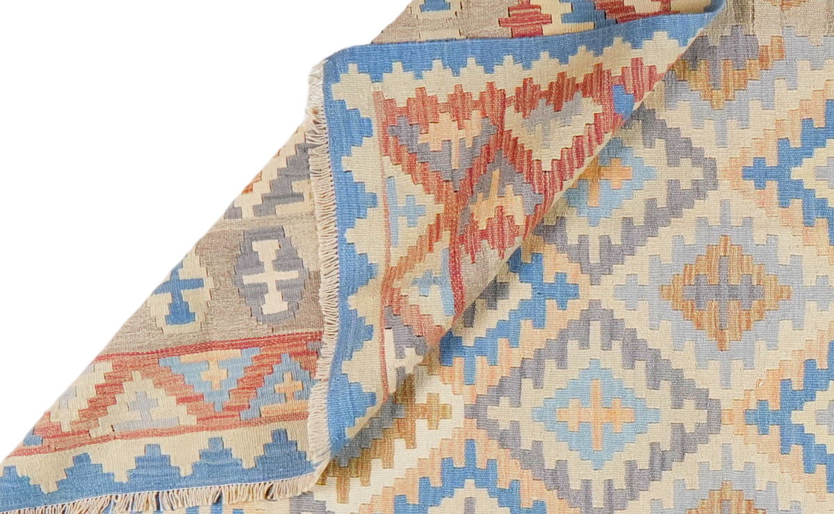 Kilim Gashgai Teppich Wolle Mehrfarbig 5