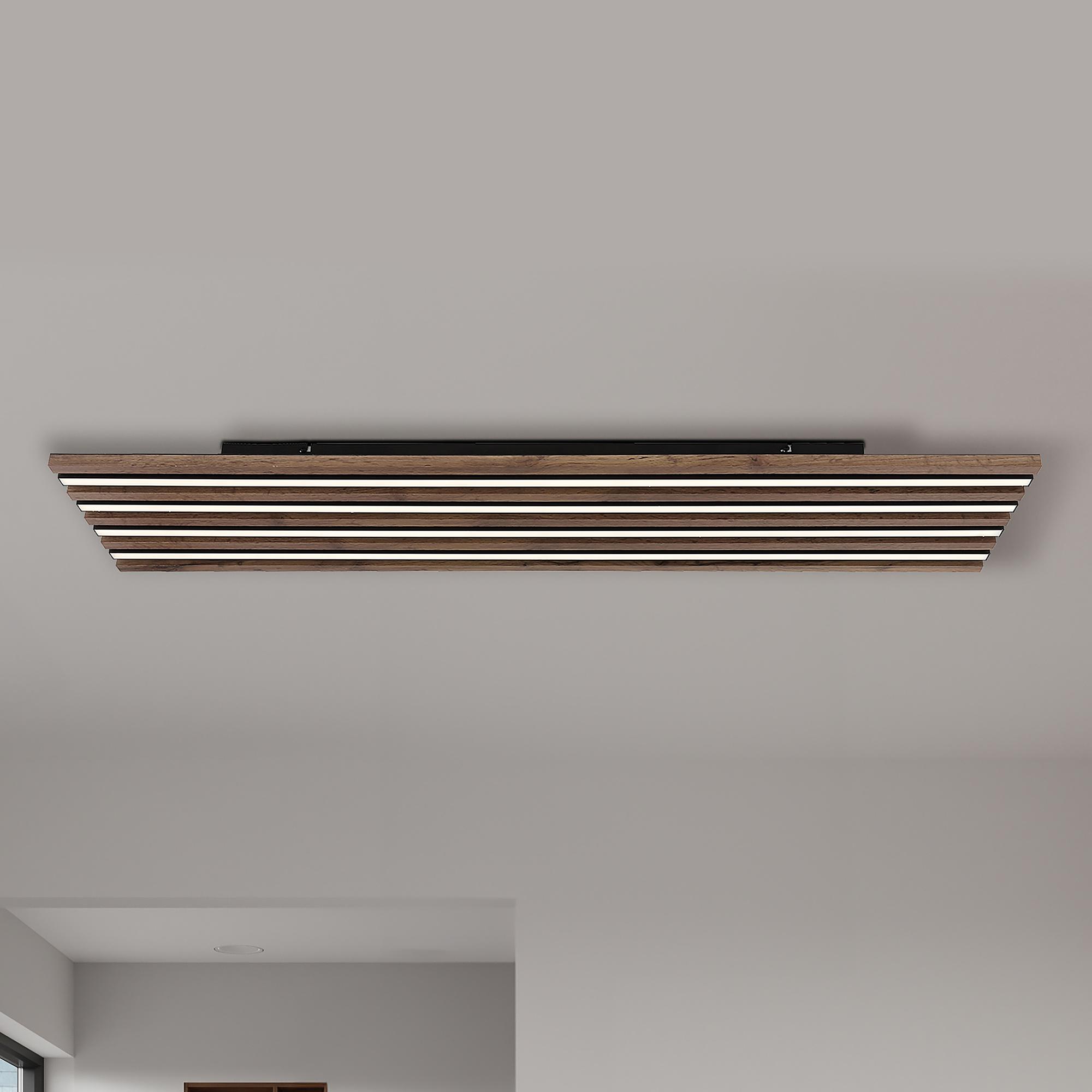 LED Ceiling Light Hayden 1-Light Acrylic Glass Iron 120 cm 0