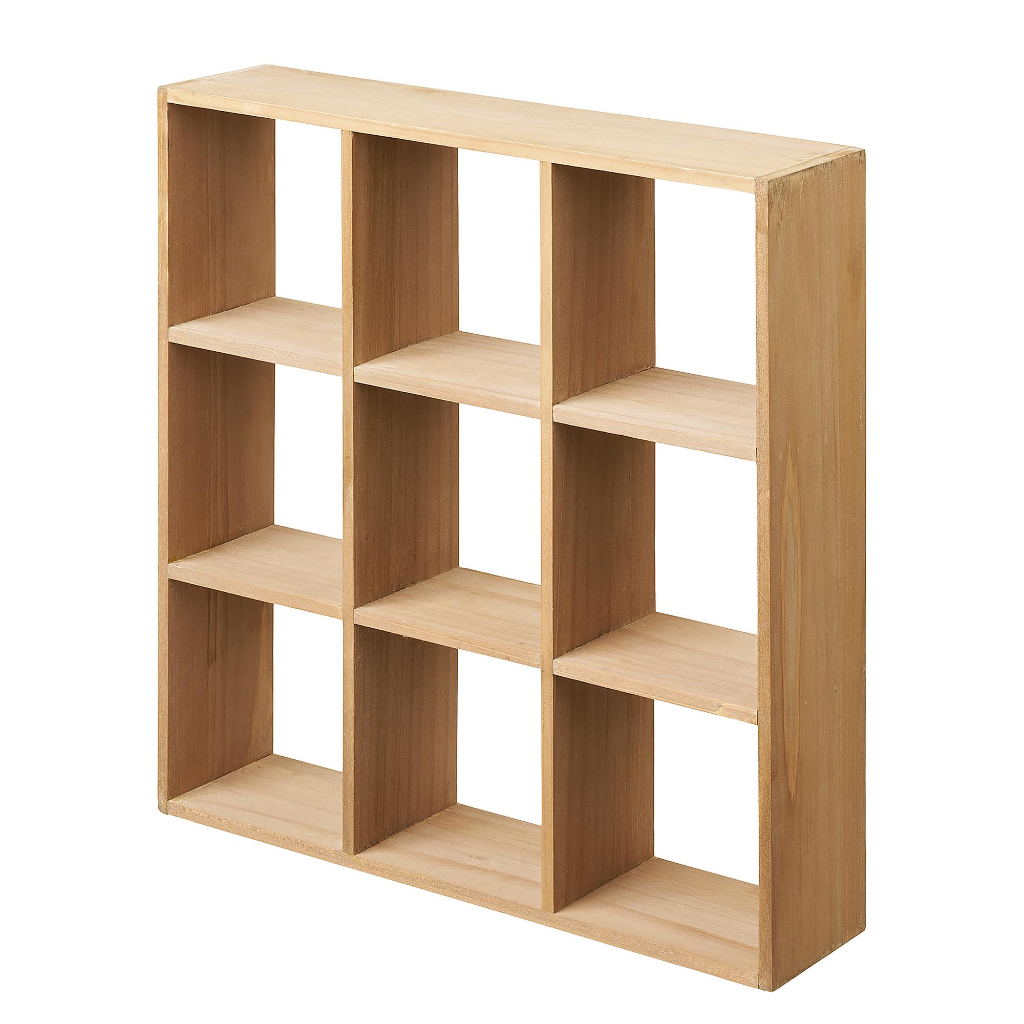 Dewees Cup Rack Solid Pine Wood Natural 2