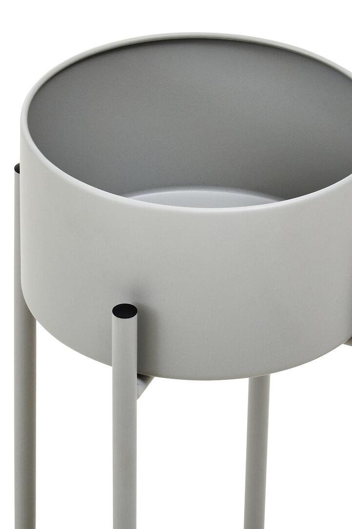Trosa Kleine Boden-Blumenkübel Grau Schwarz 3