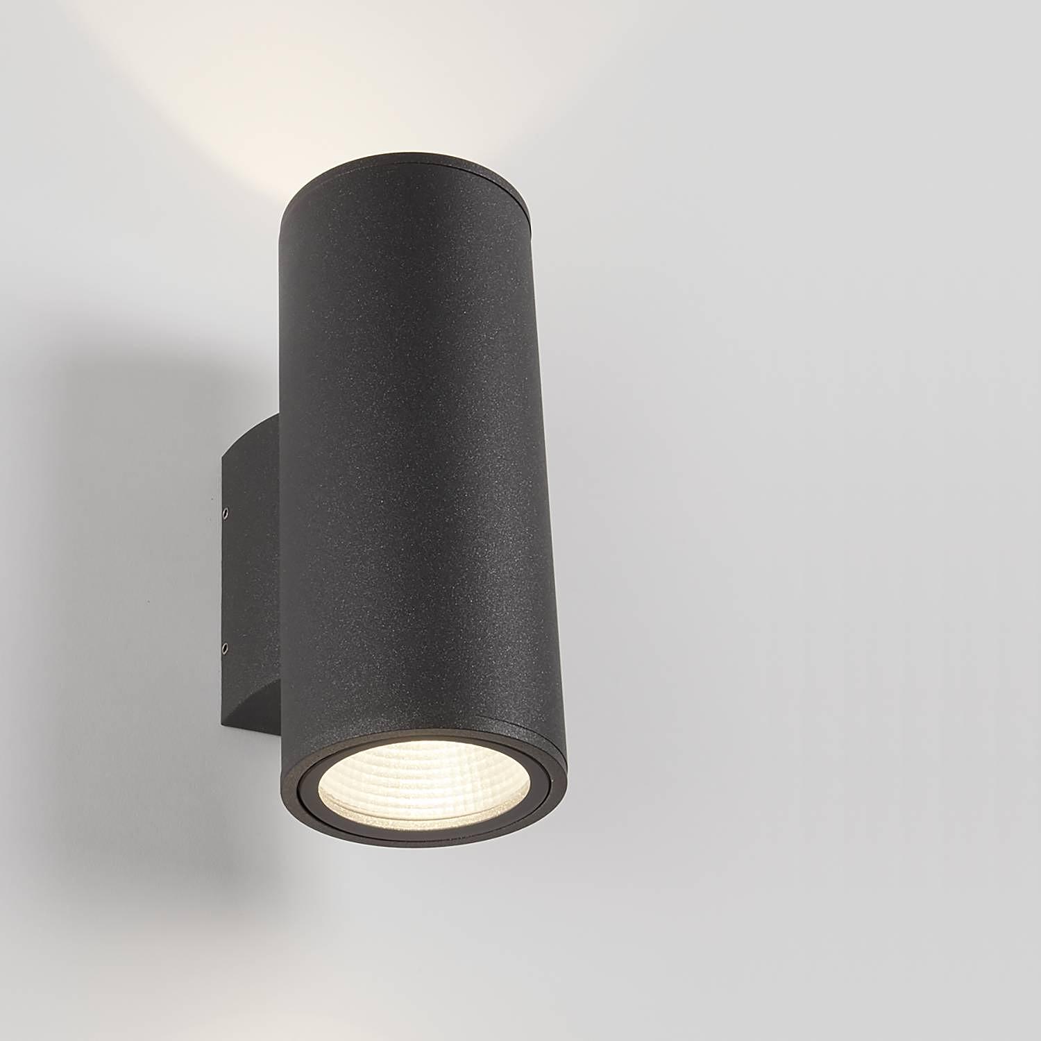 LED Wandleuchte 2-Flammig Aluminium Graphit 3