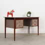 Vintage Desk Teak Wood Brown 1960s 4