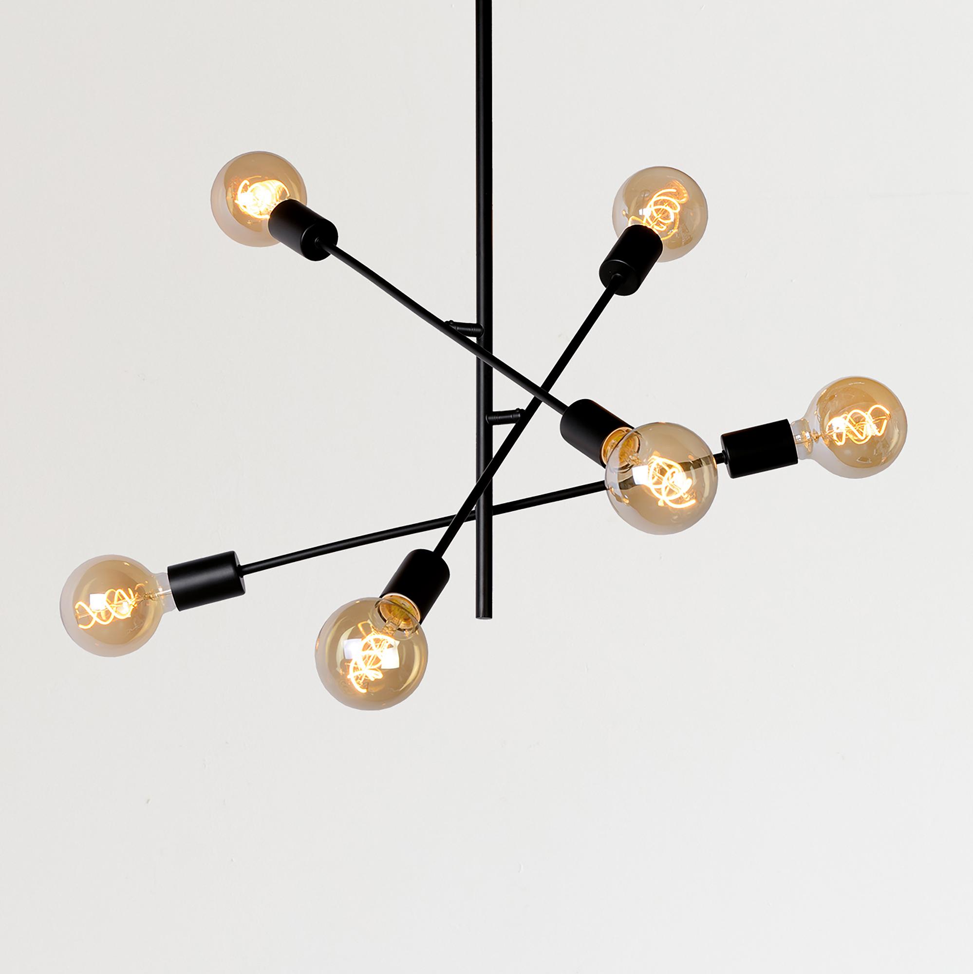  Lester Typ B Deckenleuchte Eisen Schwarz 0