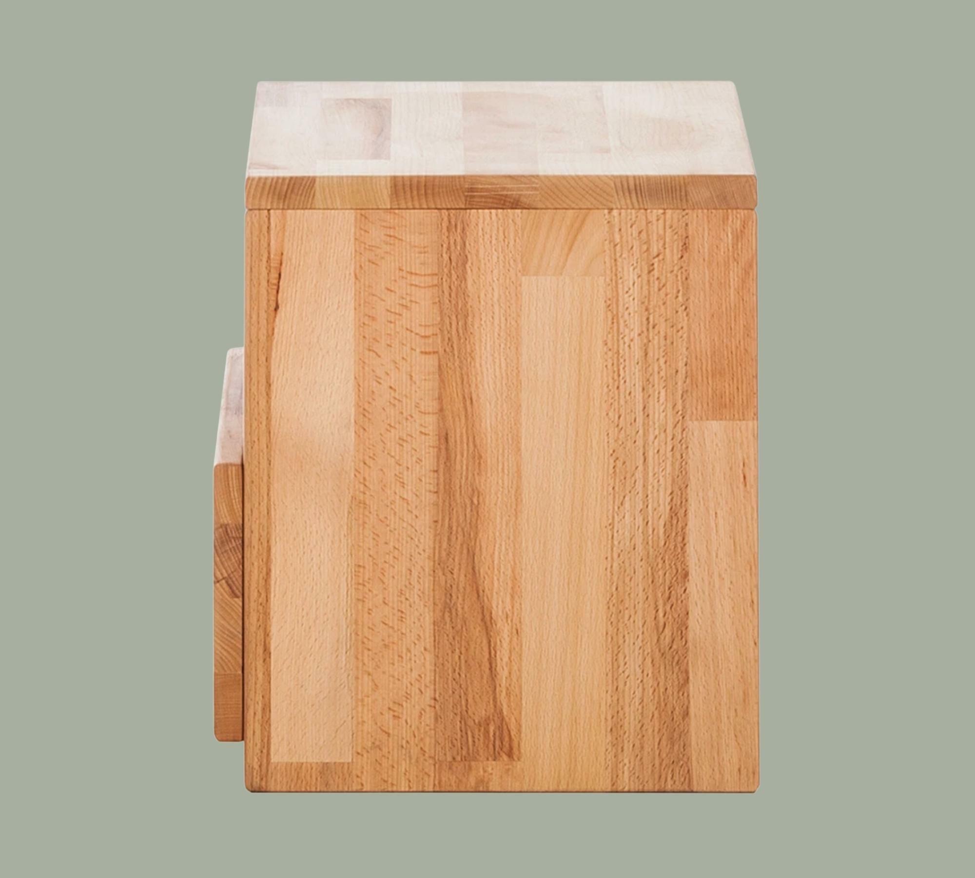 Nachtkommode Massivholz geölt 2