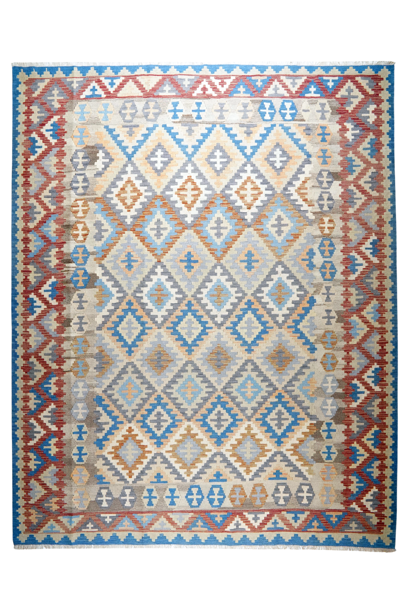 Kilim Gashgai Teppich Wolle Mehrfarbig 0