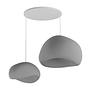 2-Flammig Wabi Sabi Rawbends Pendelleuchte Beton Grau 1