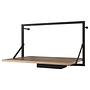 Wall shelf Legno I Incl. Lighting Black 1