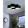 6-Flame Ceiling Light Pastore II Linen Steel 2