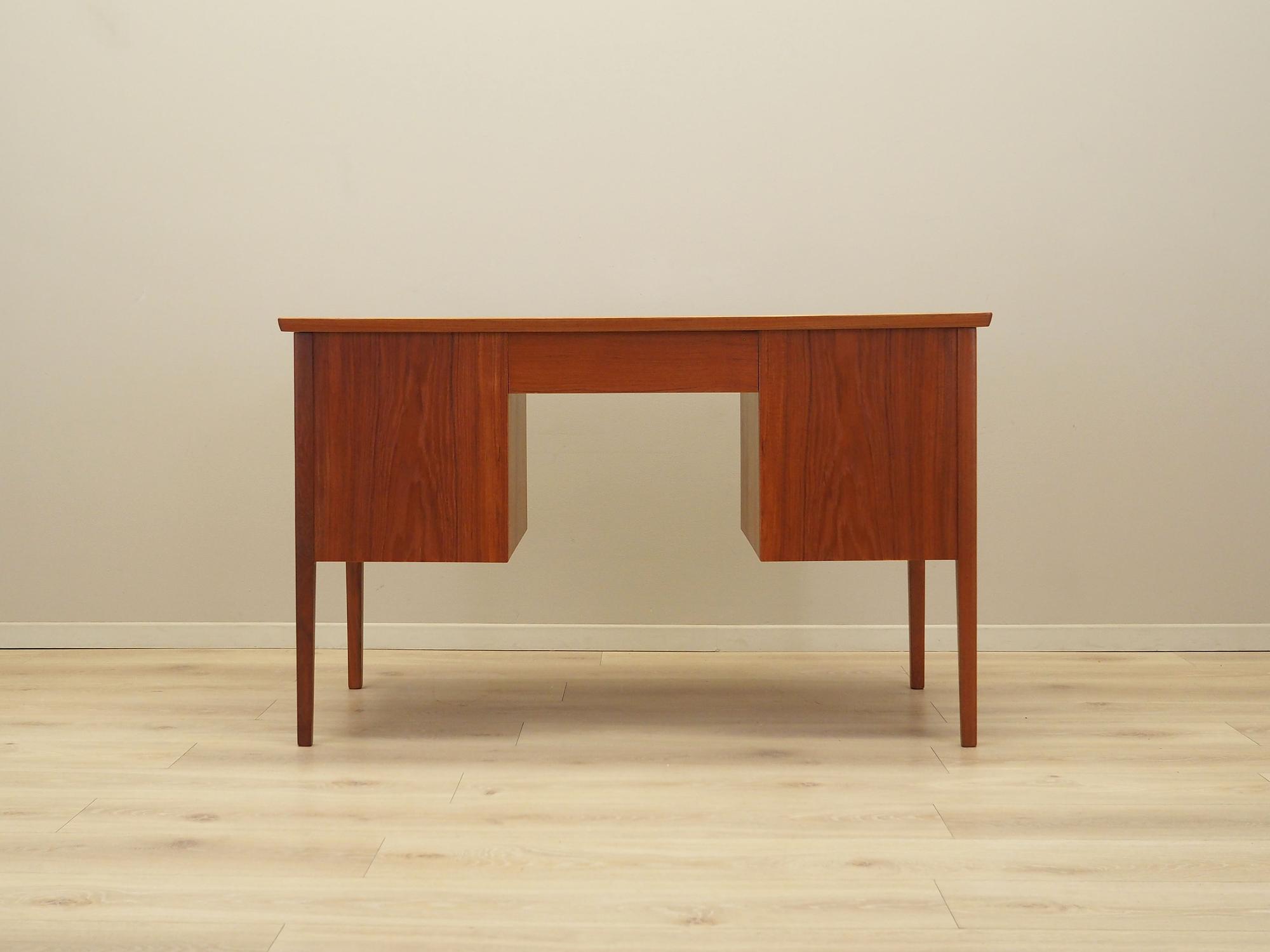 Schreibtisch Teakholz 1970er Jahre 11