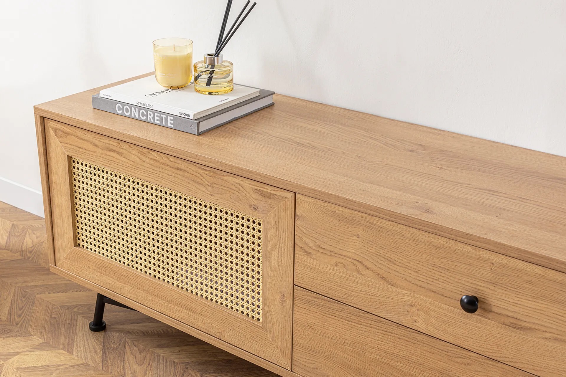 Lowboard Nala TV furniture with drawer 140cm 4