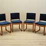 4x Dining chair Beech wood 1950s 1