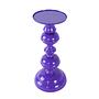 Candelabro in metallo anni '70 viola 0