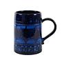 Dark blue ceramic pitcher 1970s 0