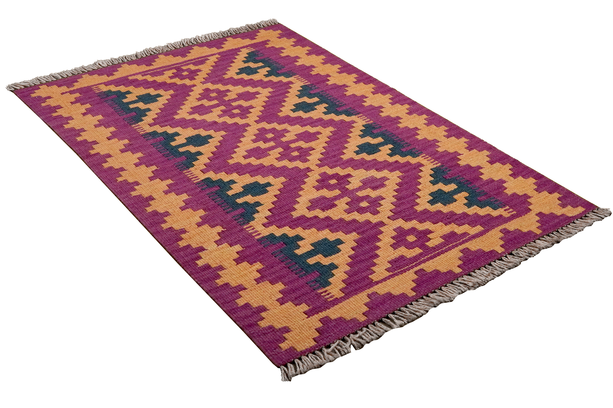 Kilim Gashgai Teppich Mehrfarbig 2