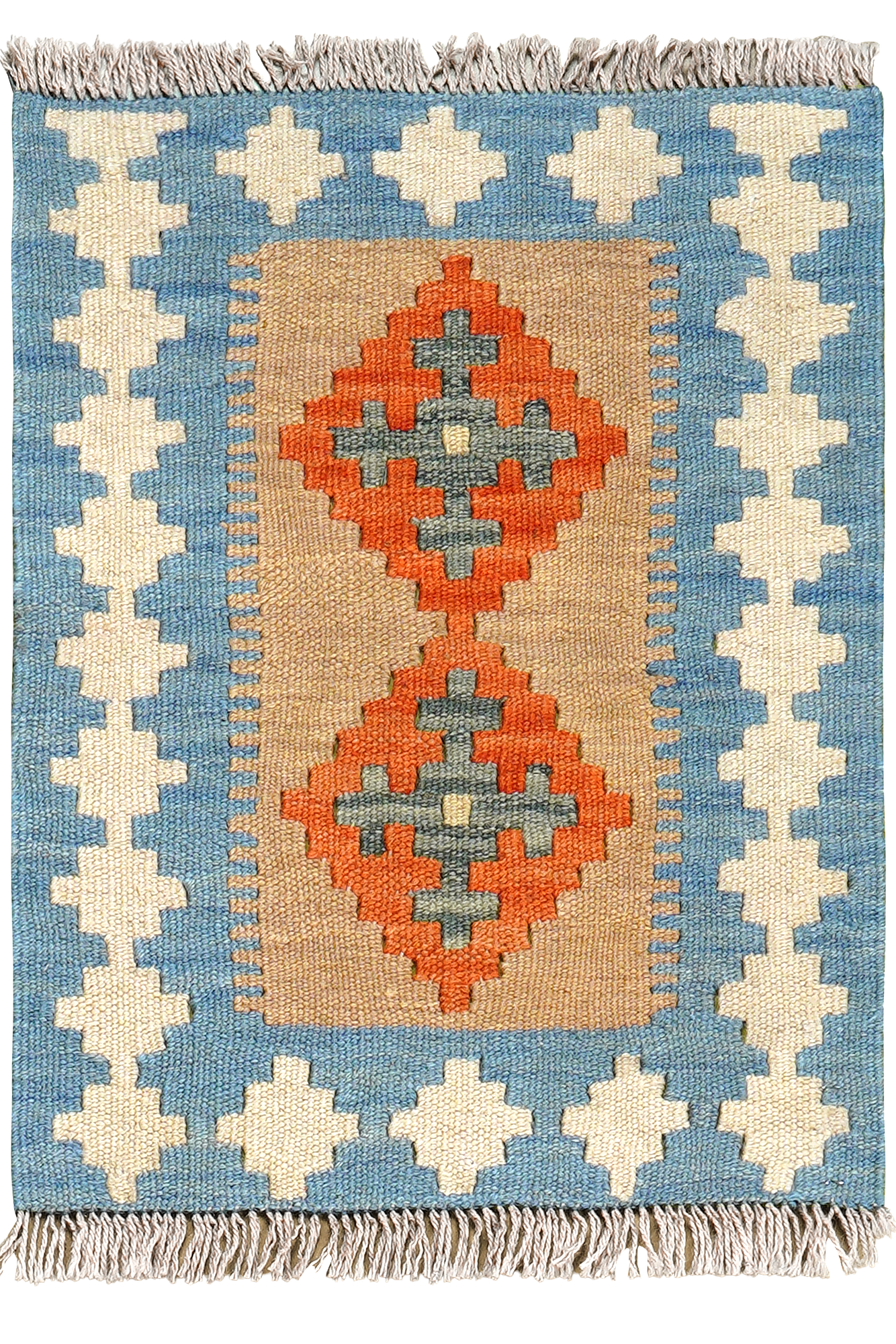 Kilim Gashgai Teppich Mehrfarbig 0