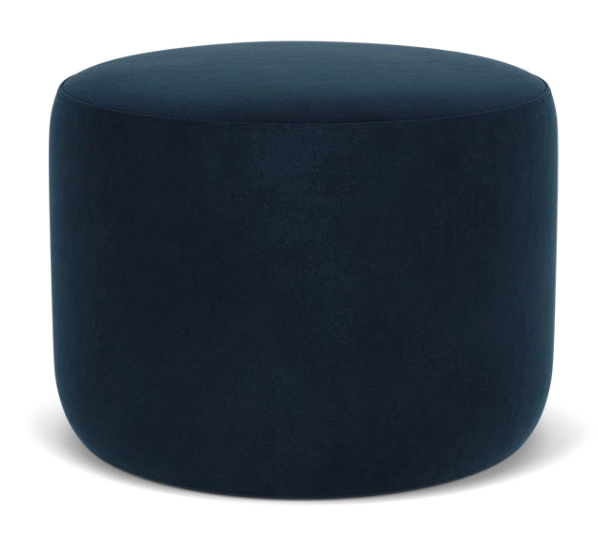 Pouf No. 9 Velour Lux Navy 3