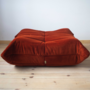 Togo Ottoman Cord Bernsteinorange 1