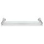 Ablage Apollo Aluminium Glas Silber Milchglas 2
