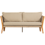 San Remo 3-Sitzer Gartensofa Teakholz Braun 3