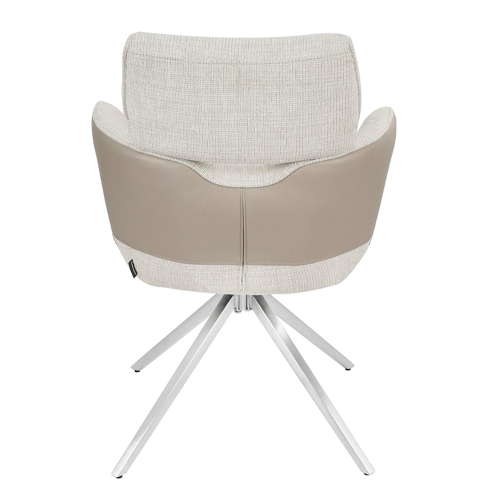 2x Drehbarer Armlehnenstuhl INNIK Beige 4