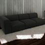 Pyllow Sofa 3-Sitzer Feingewebe Anthrazit 0