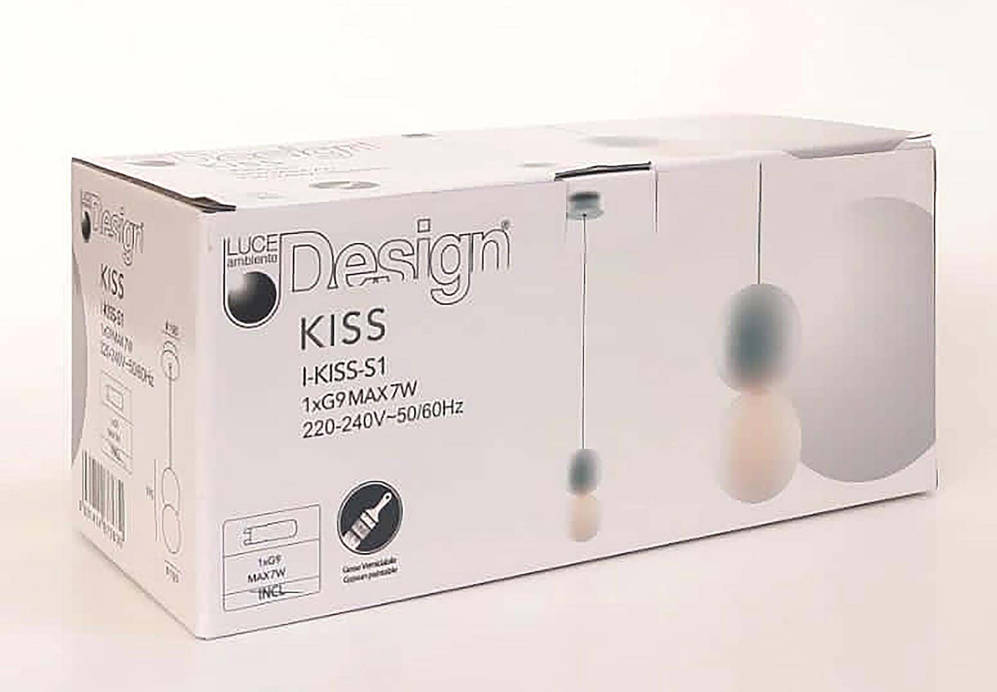 1-Flammig Kiss Pendelleuchte Acrylglas Gips 3