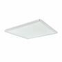 LED Deckenleuchte 1-flammig Glas Eisen Silber 1