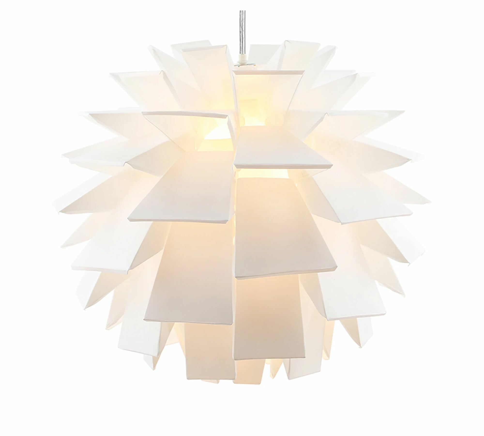 Pendant lamp 1-light Plastic Stainless Steel 0