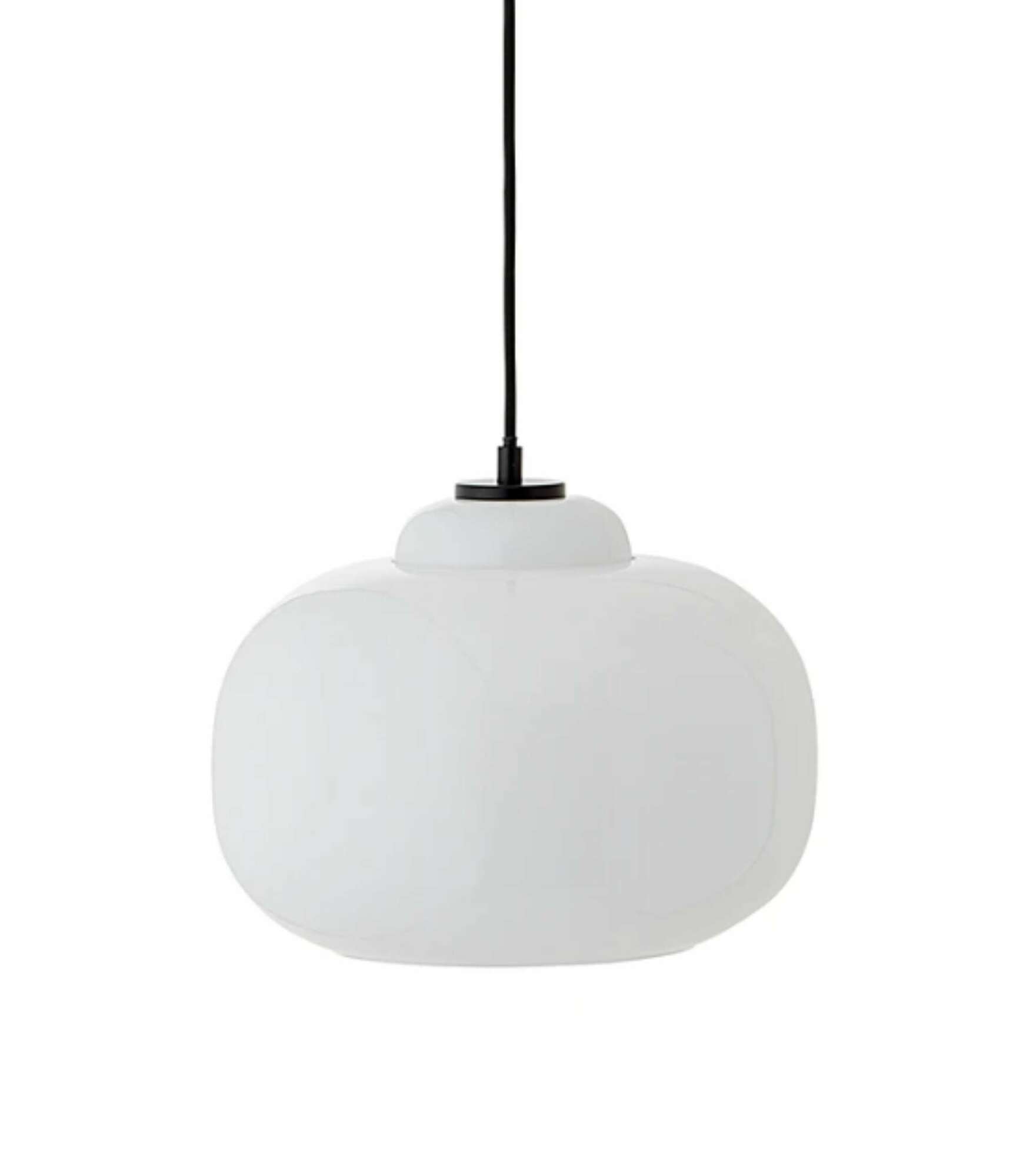 Pendant light 1-light glass metal white 1