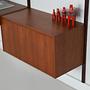 PS System Wandregal Teakholz 7
