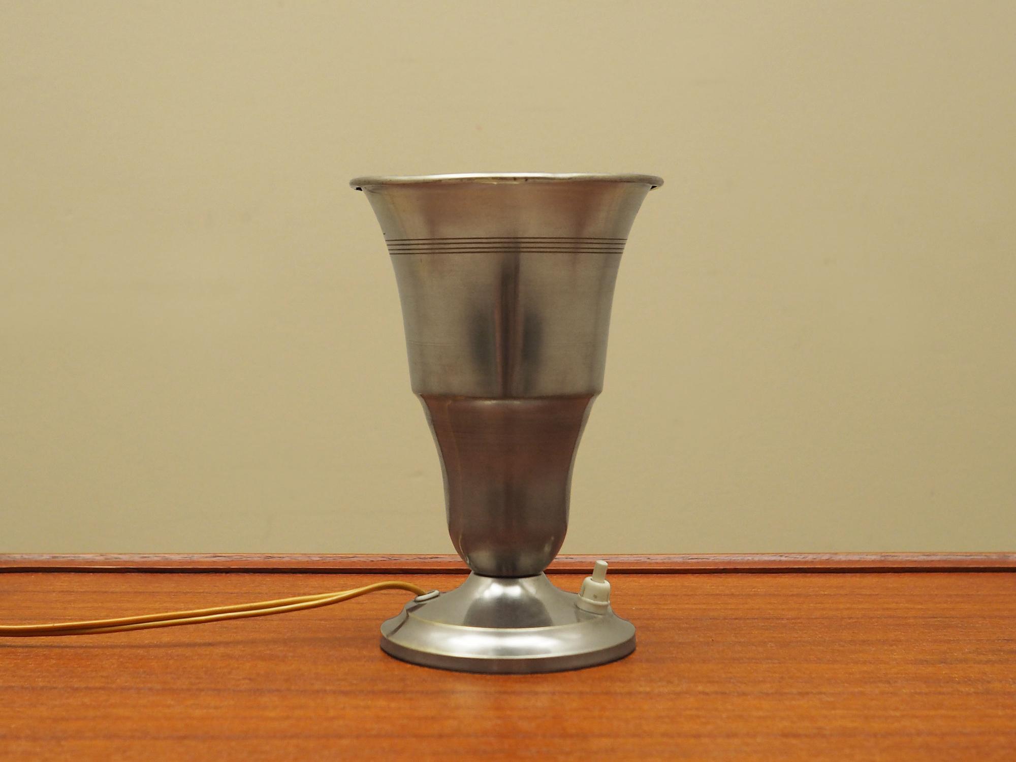 Tischlampe Metall 1950er Jahre 1