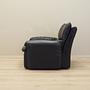 Lounge chair leather black 1970s 3