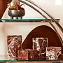 Salmo Square Red Marble Bowl
 9