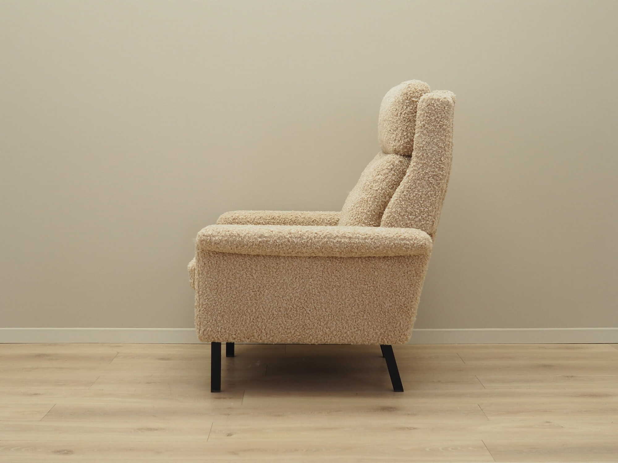 Armchair Textile Beige 1960s 3