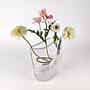 Mid-Century Flower vase Glass 1970s 2