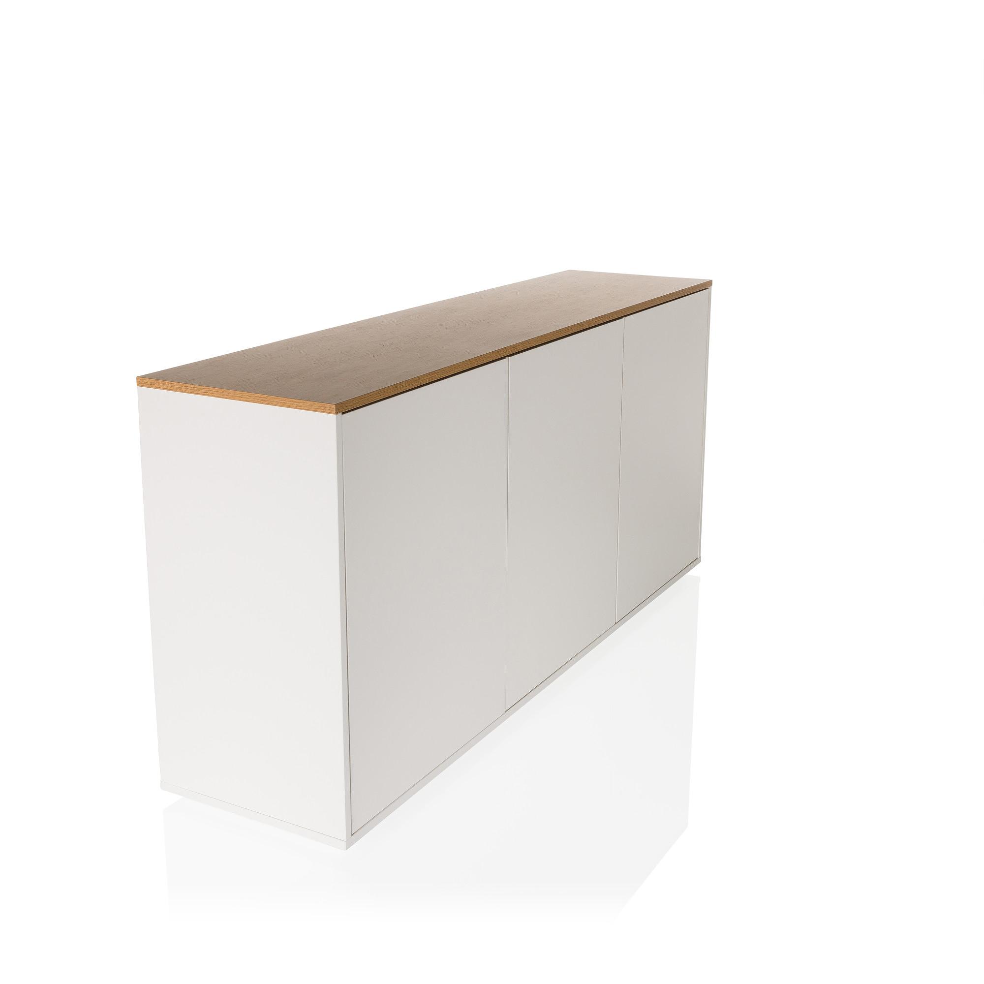 Kelo S Sideboard with 3 doors Oak White 8