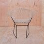 Bertoia Diamond Chair Stahl Weiß 4