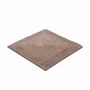 Bath mat woven fabric brown 60 x 60 cm 1