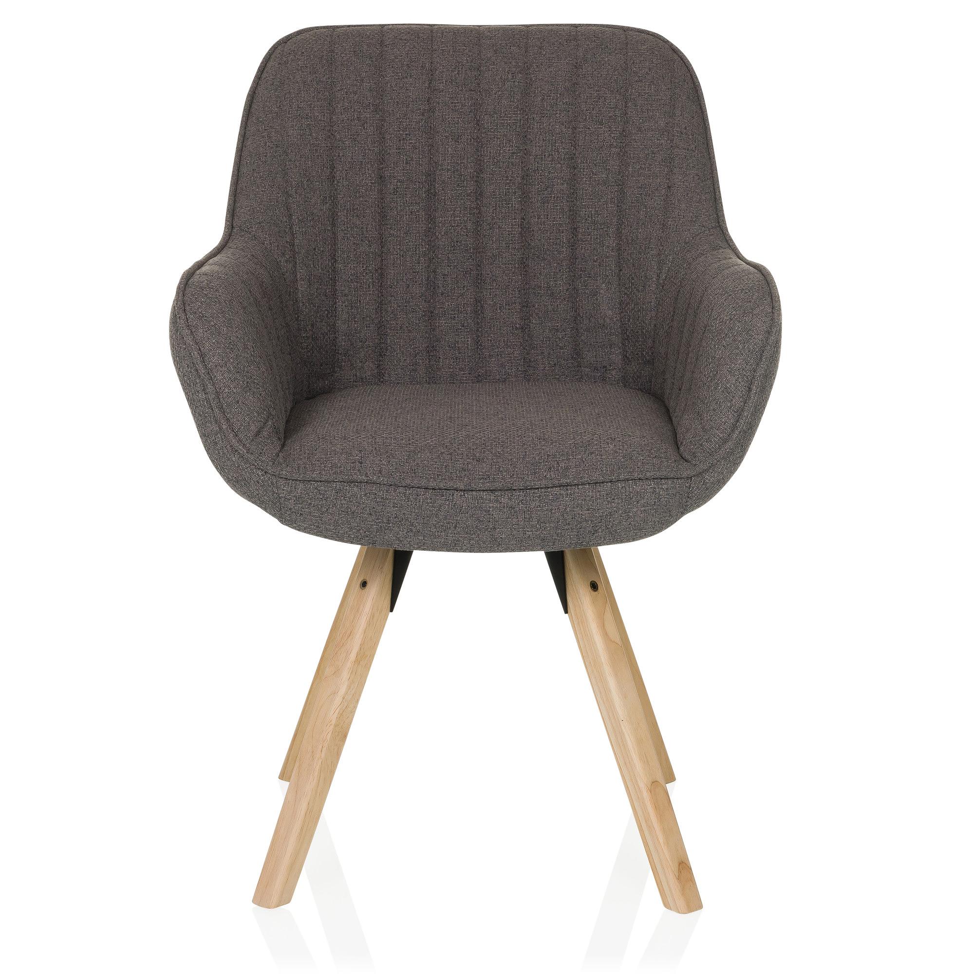 Scandi Soft Dining Chair Swivel Dark Grey 0